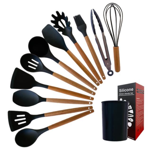 12PCS Silicone Baking Kitchen Utensils Set