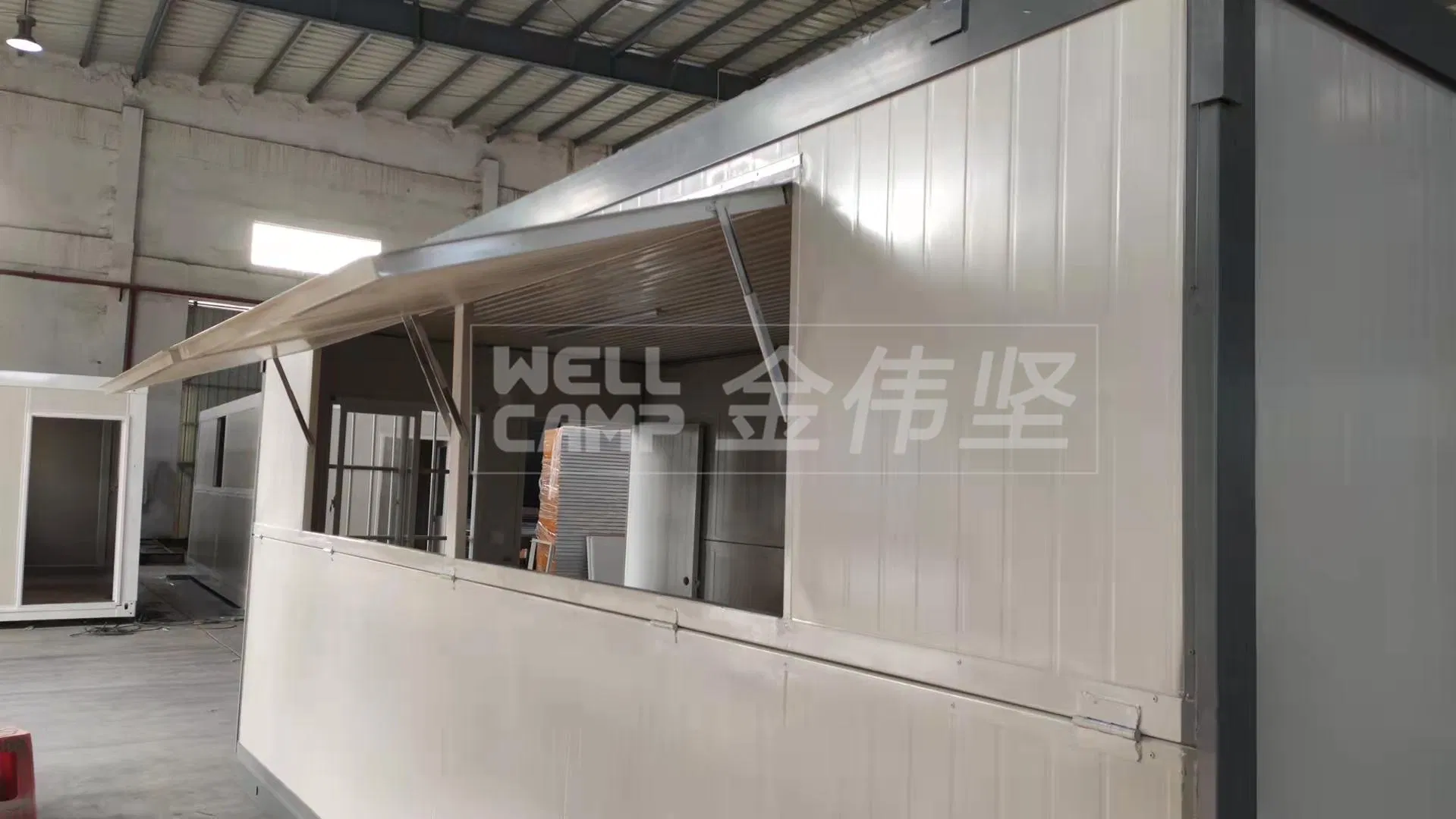 Popular Steel Structure Finished Prefab Mobile Folding Container Bar/Shop
