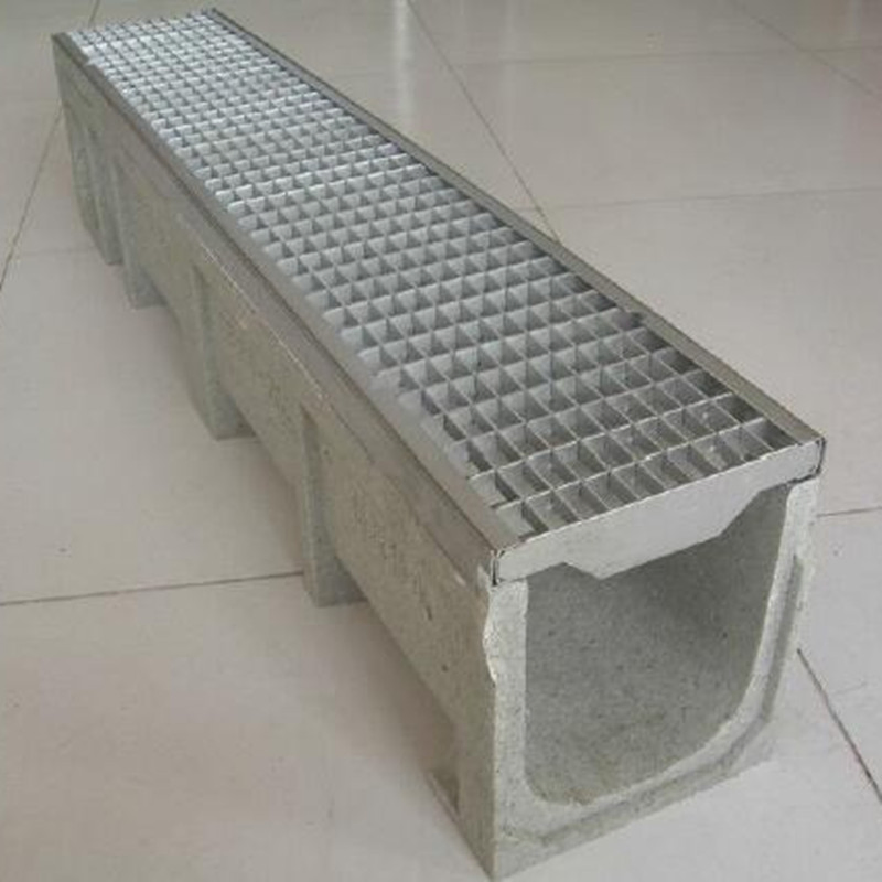 Perforated Stainless Steel Grating Polymer Drainage Channel