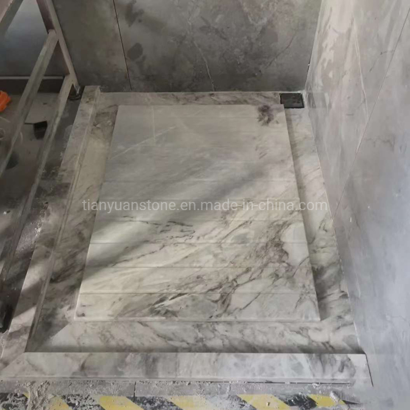 Natural Stone/Granite/Marble Bathroom Corner Bath Shower Base for Project