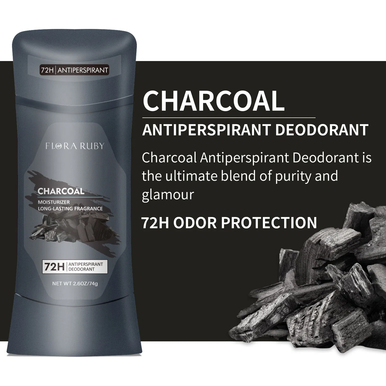 Organic Refreshing Deodorant with Gentle Soothing Aluminum-Free Pearl Beads