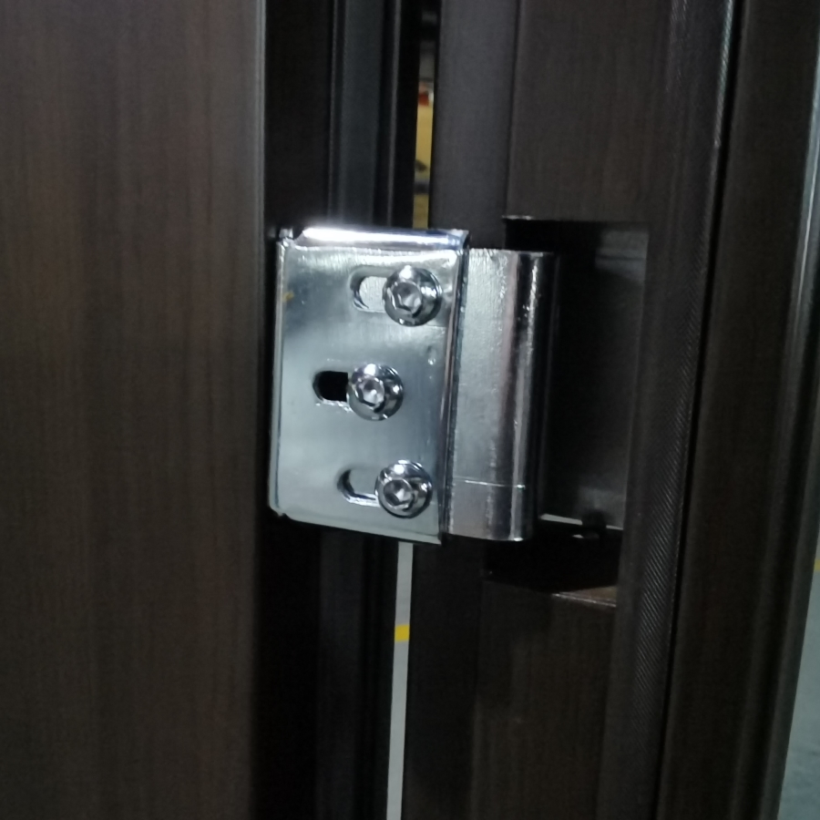 Black Safety Single Steel Security Modern Iron Exterior Interior Mexico Metal Door