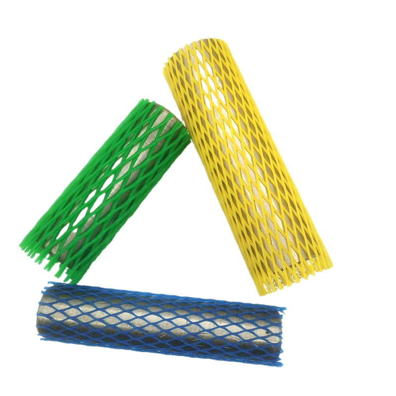 Customized Color High Flexible Protective Plastic Mesh Sleeves for Workpiece Precision Metal Parts