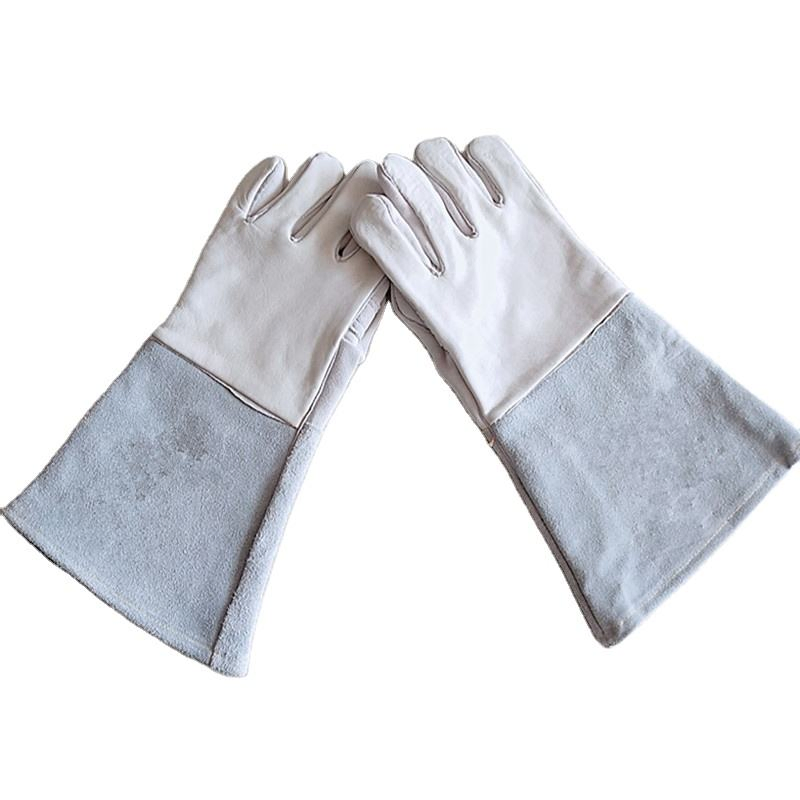 Premium Heat Resistant Cowhide Mitts for BBQ and Kitchen