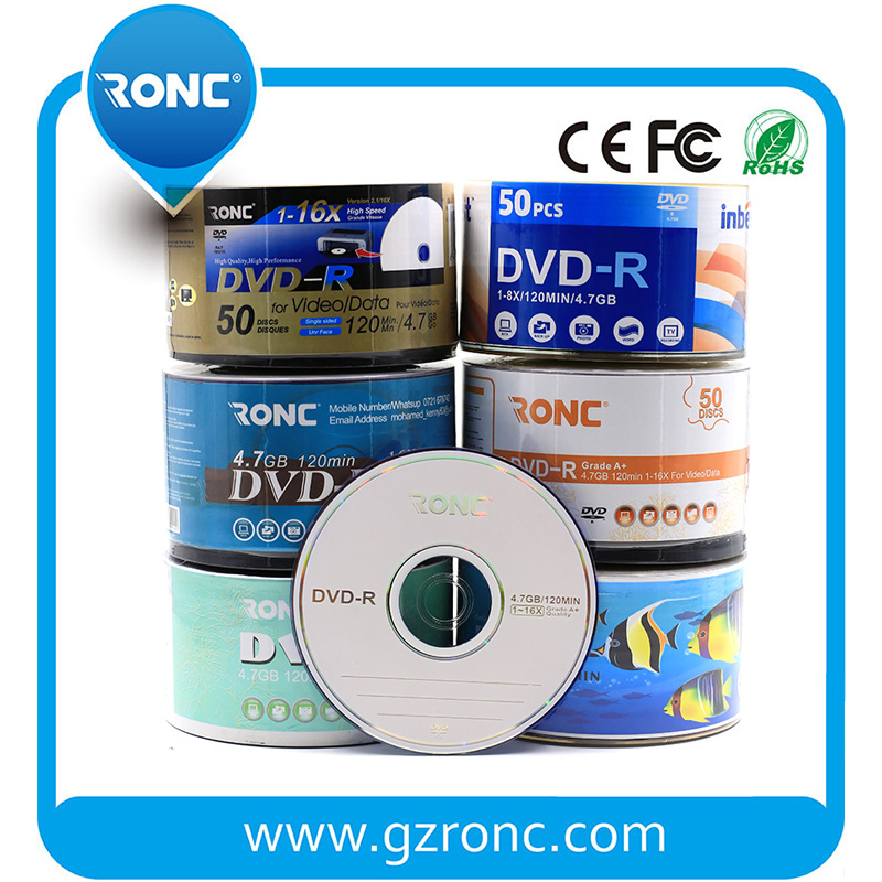 A Grade Wholesale Cheap Blank DVD-R 16X 4.7GB DVD Disc