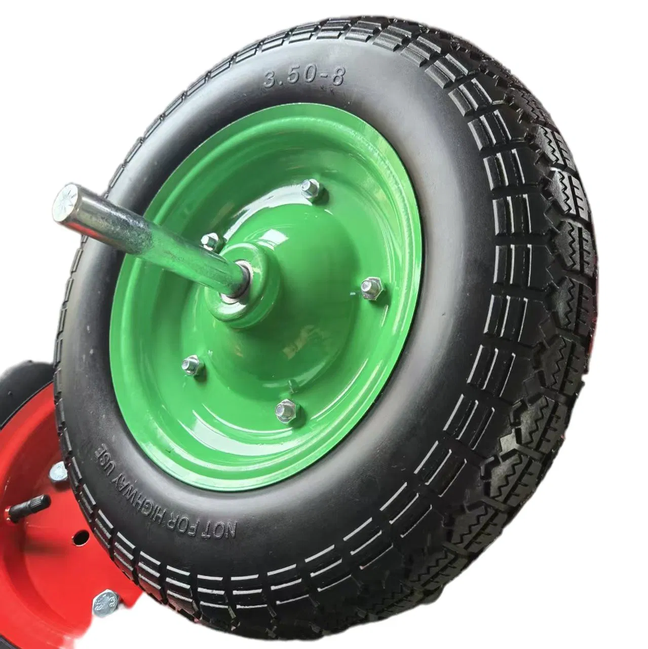 Wheelbarrow Tyre / Pneumatic Wheel Barrow Wheel/ 4.00-8 Rubber Wheel for Greece Market