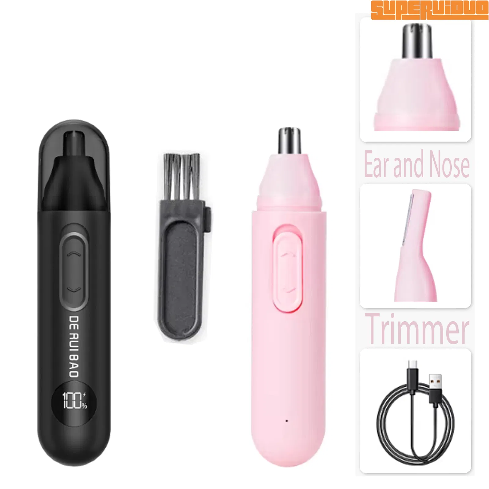 Durable Construction for Long-Term Use Nose Hair Trimmer