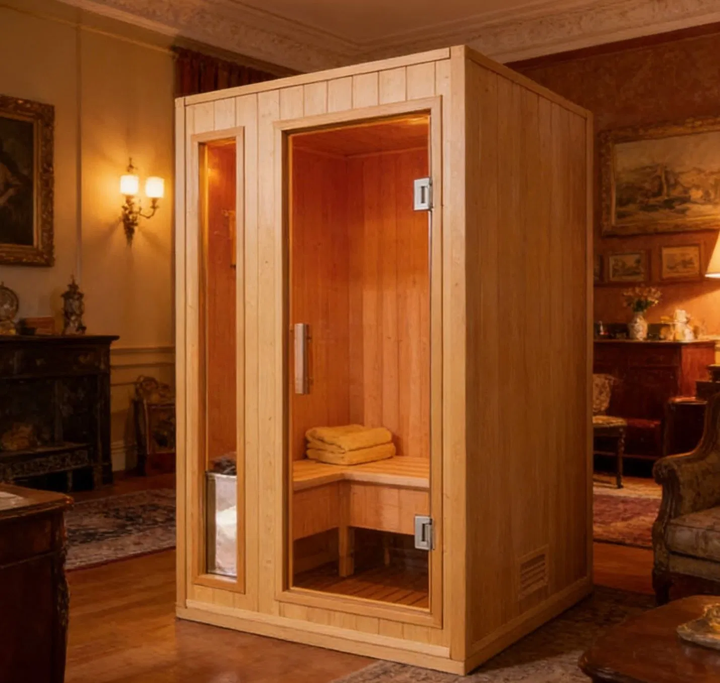 Традиционная сауна из хемлока на 4 человека