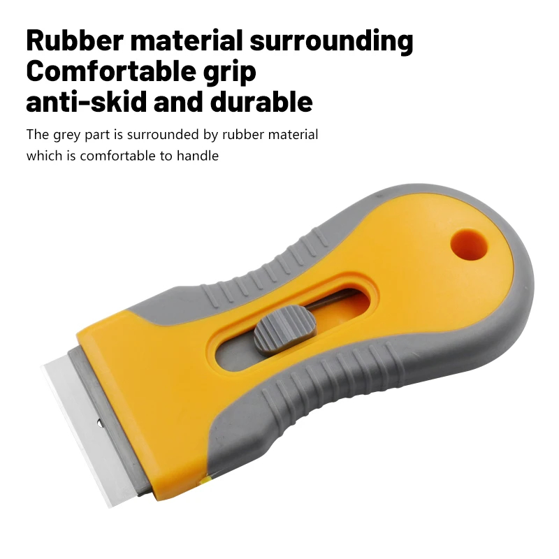 Hautine Plastic Razor Scraper with 40X19mm Plastic Blades or Metal Blades
