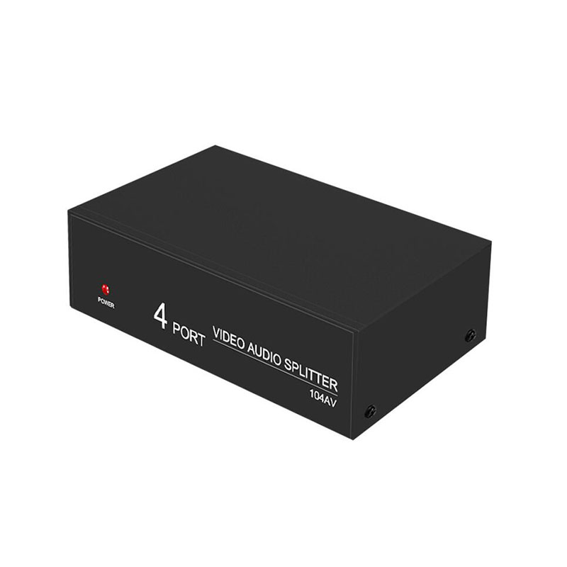 AV Splitter 4way, One Input Four Output