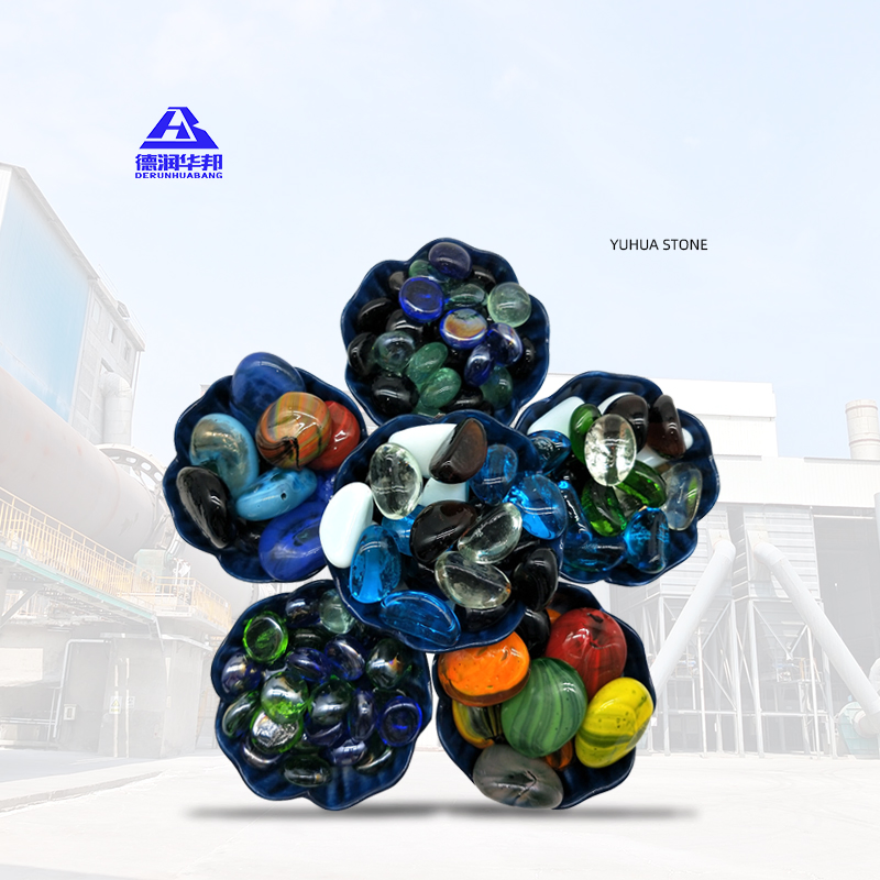 Colorful Yuhua Stone Pebbles for Terrariums, Fish Tanks, and Outdoor Gardens