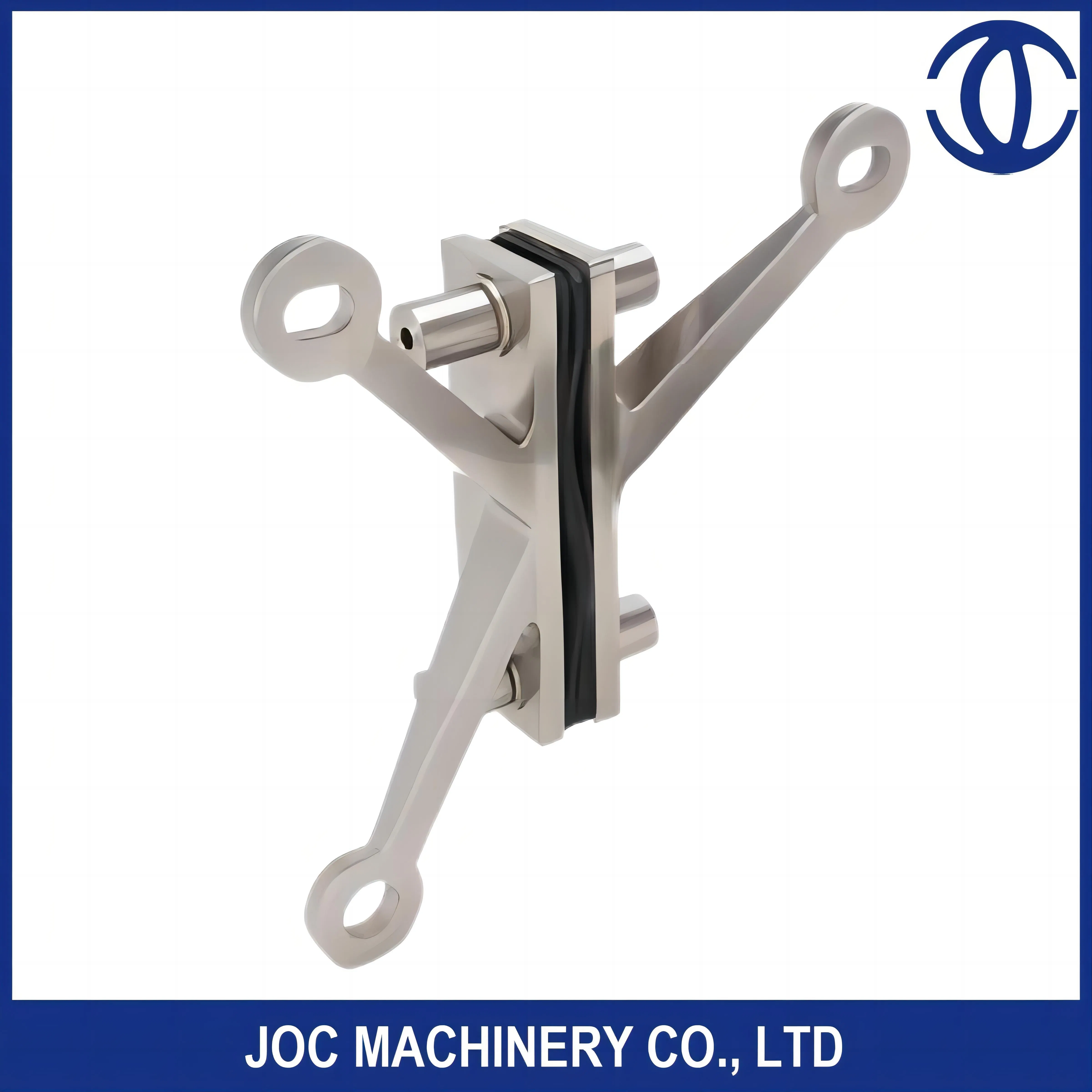 Heavy Duty Pin Mount Spider Fitting Brushed Stainless