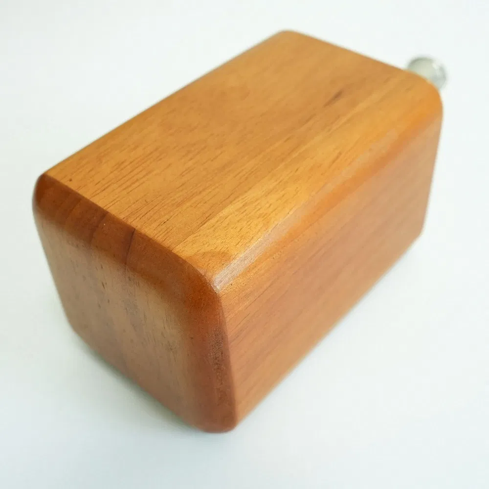 Decorative Custom Manual Press Wooden Soap Dispenser for Bathroom and Hotel