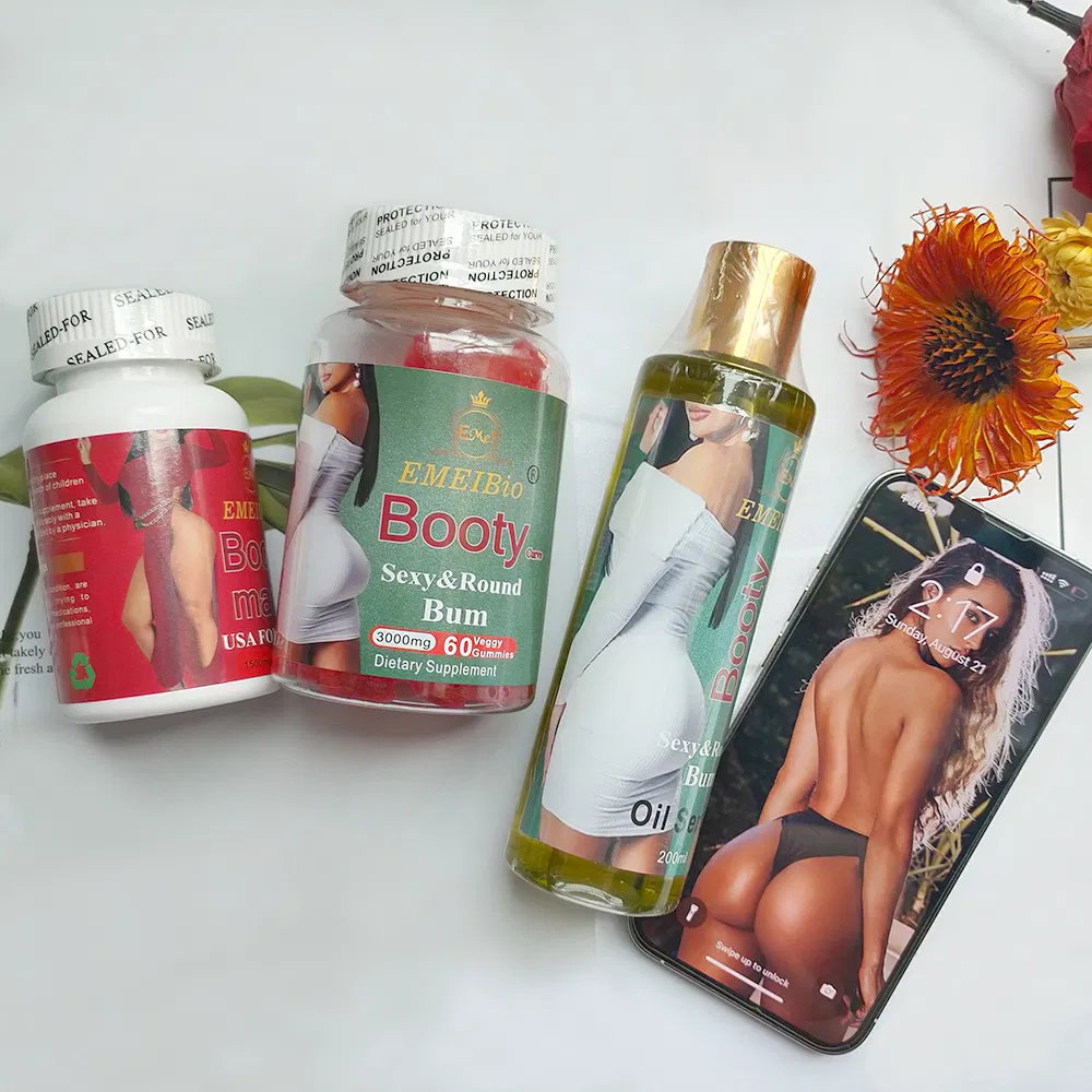 Best Selling Products 2023 Big Butt Oil Aguaje Ultimate Maca HIPS and Buttocks Cream Oil Booty Curves Butt Enlargement Set