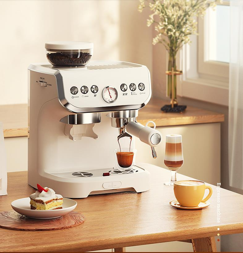 15 Bar Pump Automatic Espresso Coffee Machine Maker with Grinding