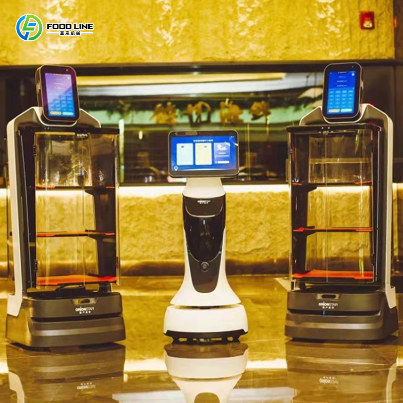 Multi-Functional Meals Waiter Dish Delivery Robot for Restaurant Robo