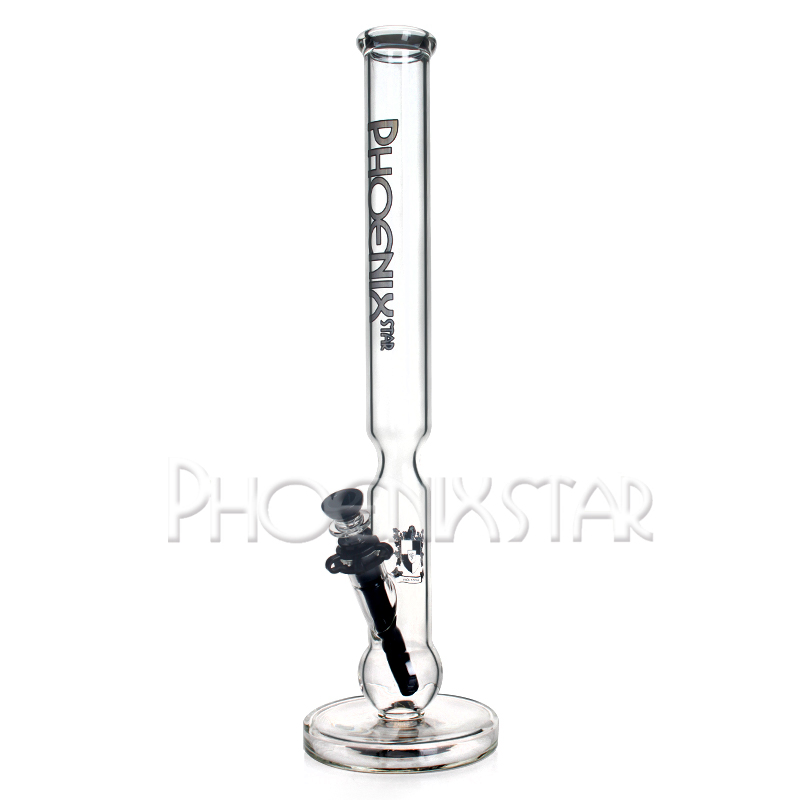 New Phoenix Star Flat Base 19 Inches Big Size Glass Smoking Water Pipe Hookah Pipe Black Green Blue Available Ready to Ship Factory