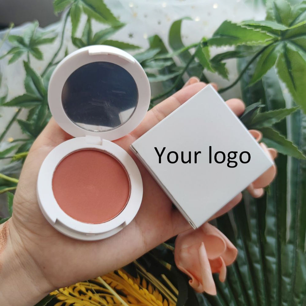 High Quality Custom Logo Makeup Face Pigment Blusher Powder