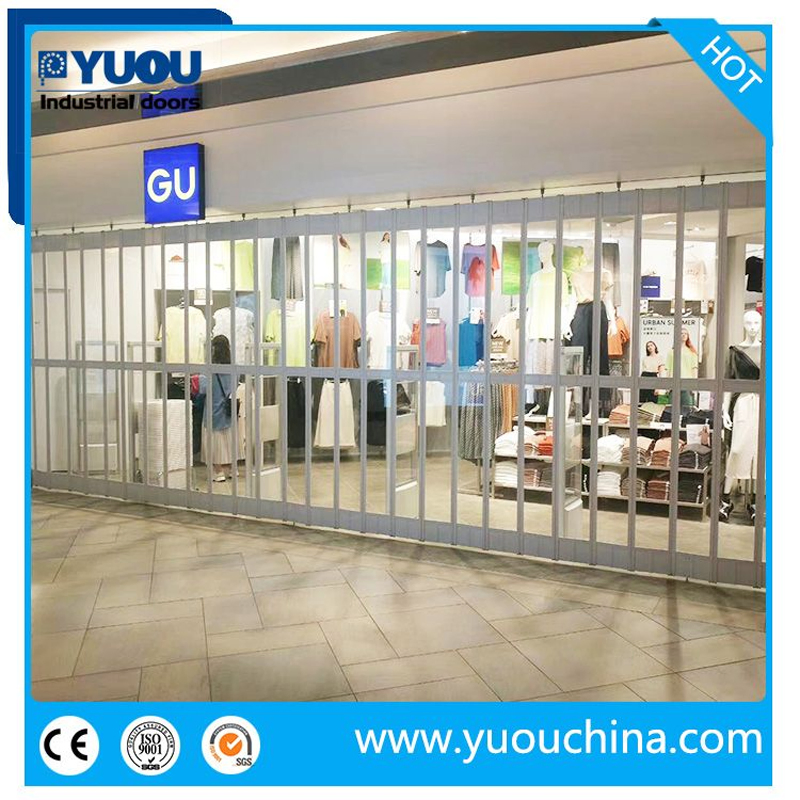 PC Folding Door for Commercial Application