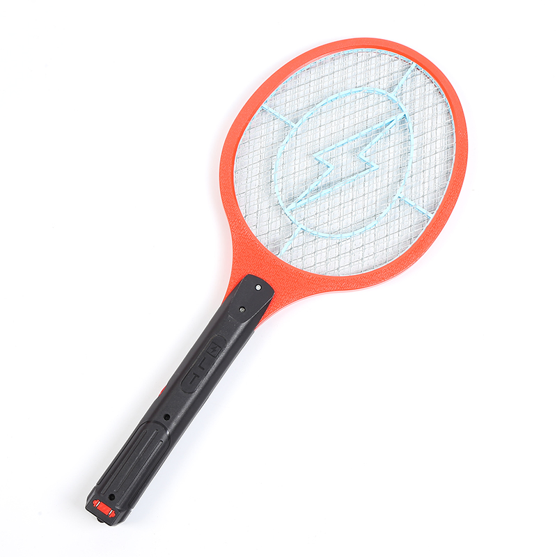 Black Handle Lightning Mesh Core Electric Mosquito Swatter