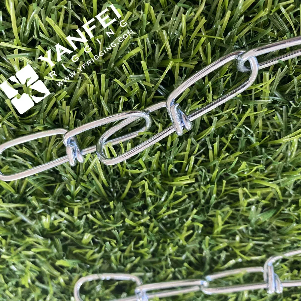 Plastic Reel Packed Galvanized DIN5686 Knotted Chain