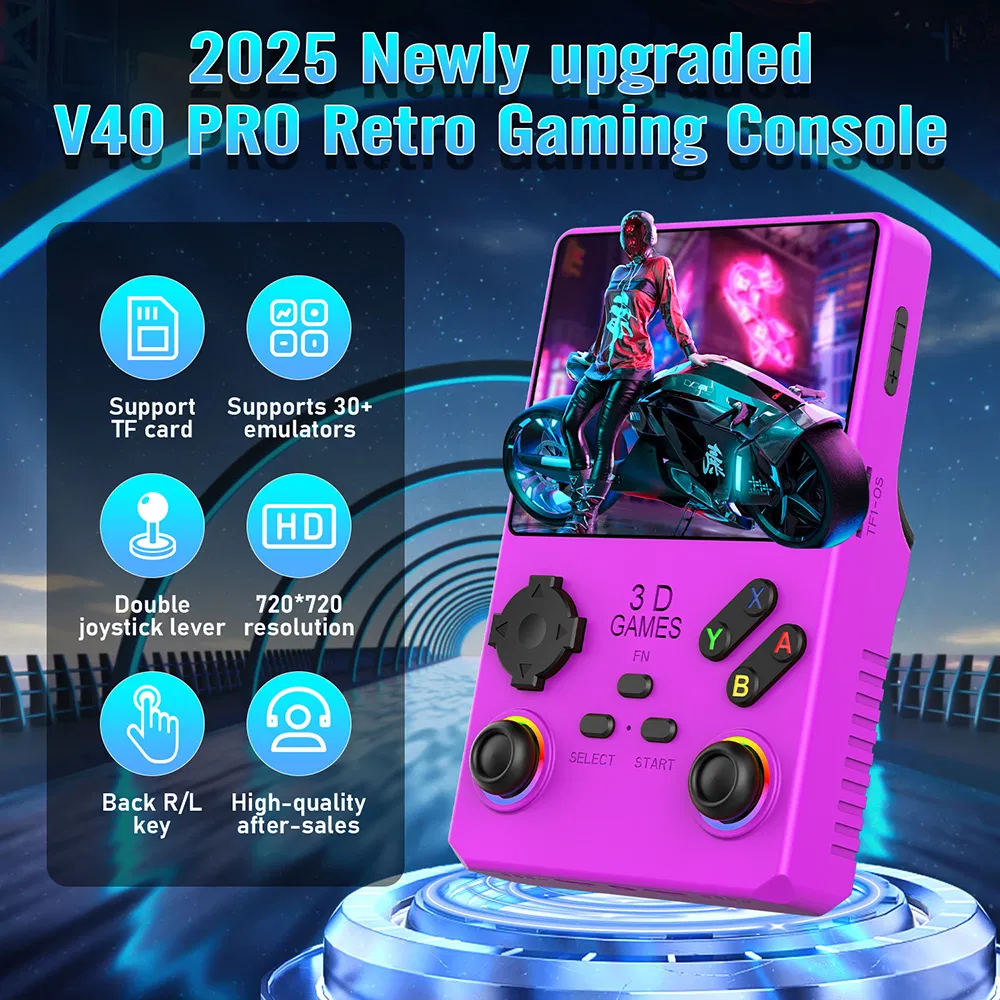Портативная консоль V40 Max Retro с 40000+ игр