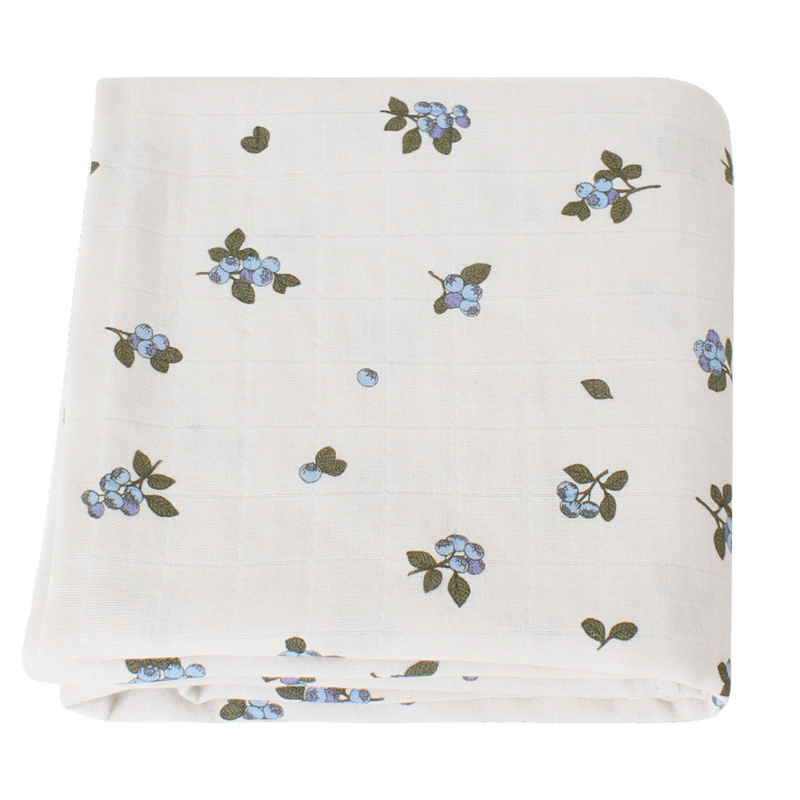 Baby Muslin Swaddle Blankets Custom Print Baby Bamboo Muslin Wrap Infant Swaddle Blanket 100% Cotton Baby Swaddle Muslin Swaddle