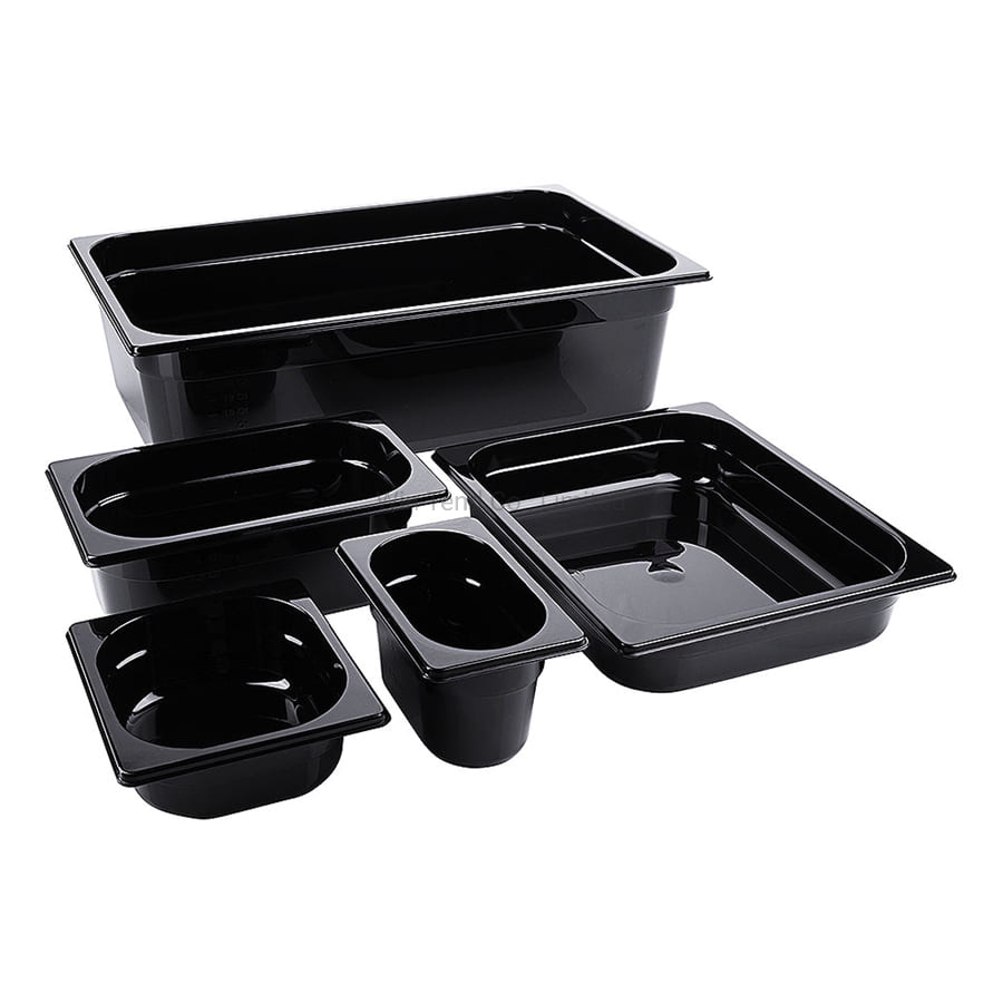 Hot Sale Certificate BPA Free Restaurant Kitchen Transparent Plastic 1/9 Size Dripping Tray