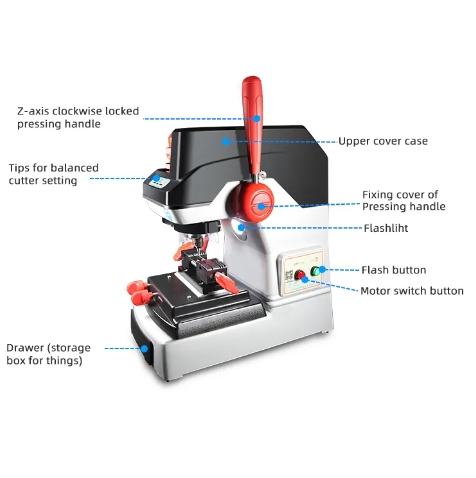 Csh001plus Vertical Horizontal DOT Milling All in 1 Key Cutting Machine