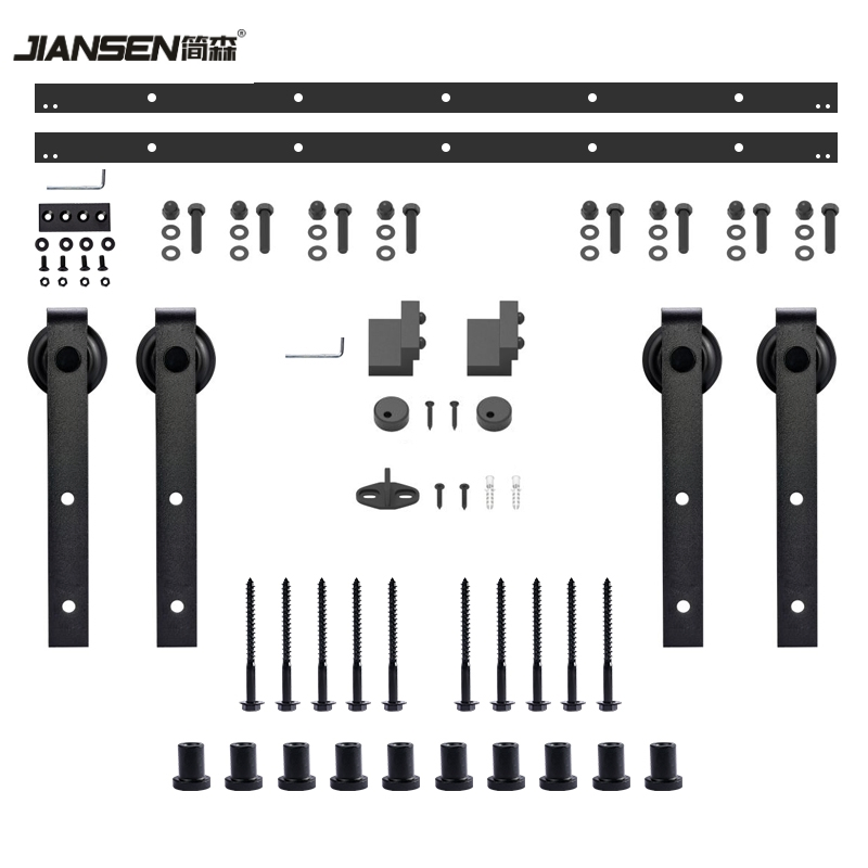 Modern Sliding Barn Door Hardware Kit for Chic Spaces