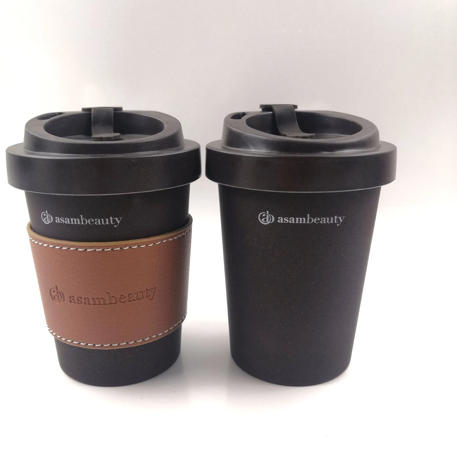 Klein Blue Silicone Mug Lid Mug Cover Coffee Mug Bamboo Fiber Biodegradable Plant Fiber Coffee Grounds Mug Customized