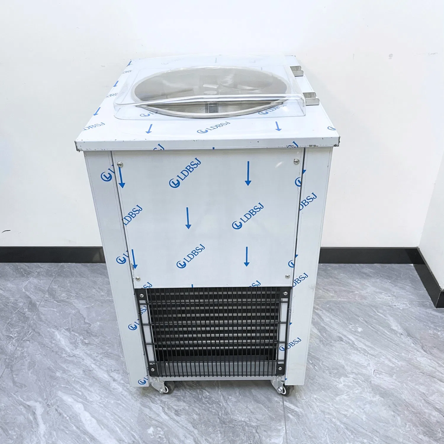 (1200W-220V/50Hz-7L*1) Automatic Single Pot Smoothie Machine Ice Maker Fried Ice Cream Machine for Slushie Machine with Stainless Steels