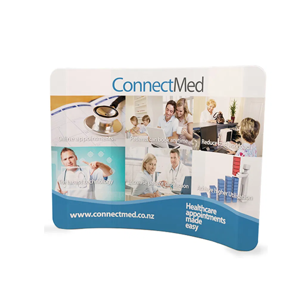 Tension Fabric Display Backdrop Pop up Banner Stand for Exhibition Advertising