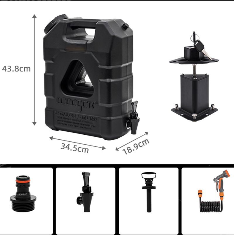 Крышевой внедорожный душ-бак 21 литр