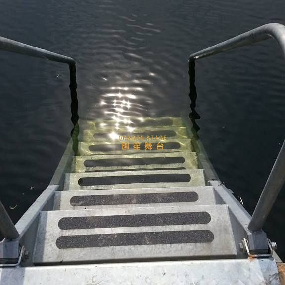 Marine Boat Ladders Pool 4 Steps Attic Ladder Swim Aluminum Boat Ladder