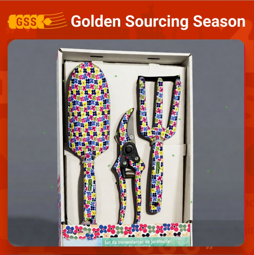 Gardening Tools Kit with Floral Printings for Home Gardening Gifts