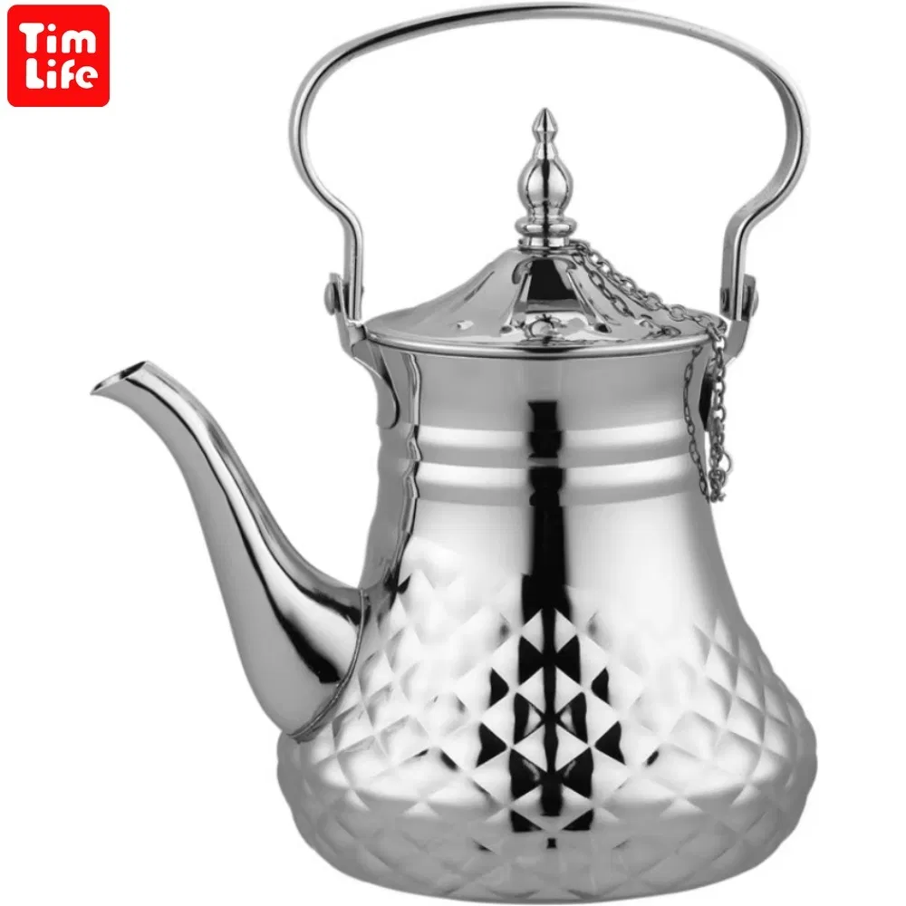 Luxury New Design Teapot Tea Kettle Arabic Coffee Pot Inox Stainless Steel