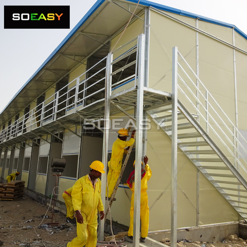 Temporary Offices Constrution Prefabricated Apartments Building Labor Camp Prefab House with Cheap Price