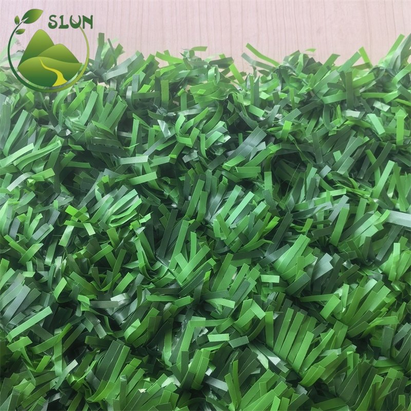 Competitive Price Fence Grass Double 1.6mm Artificial Grass Roll Fence 45*45mm Hole