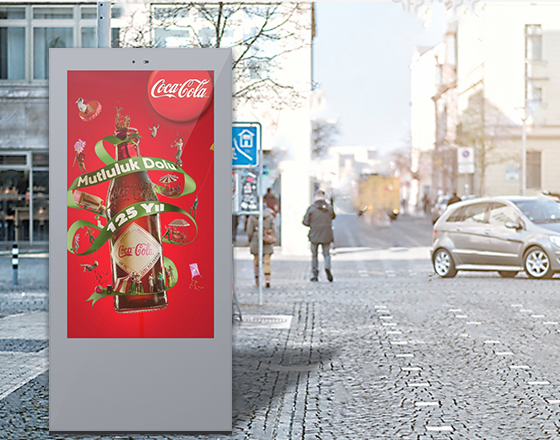 Commercial HD Kiosk Standing Digital Signage