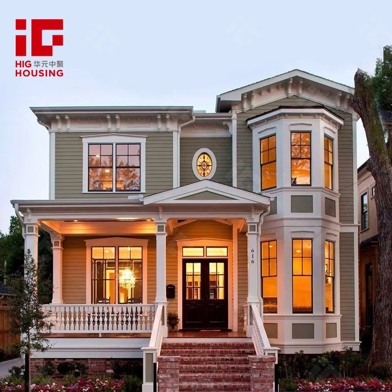 Custom Prefab Villa with Tailored 3D Solutions Luxury Light Steel Villa