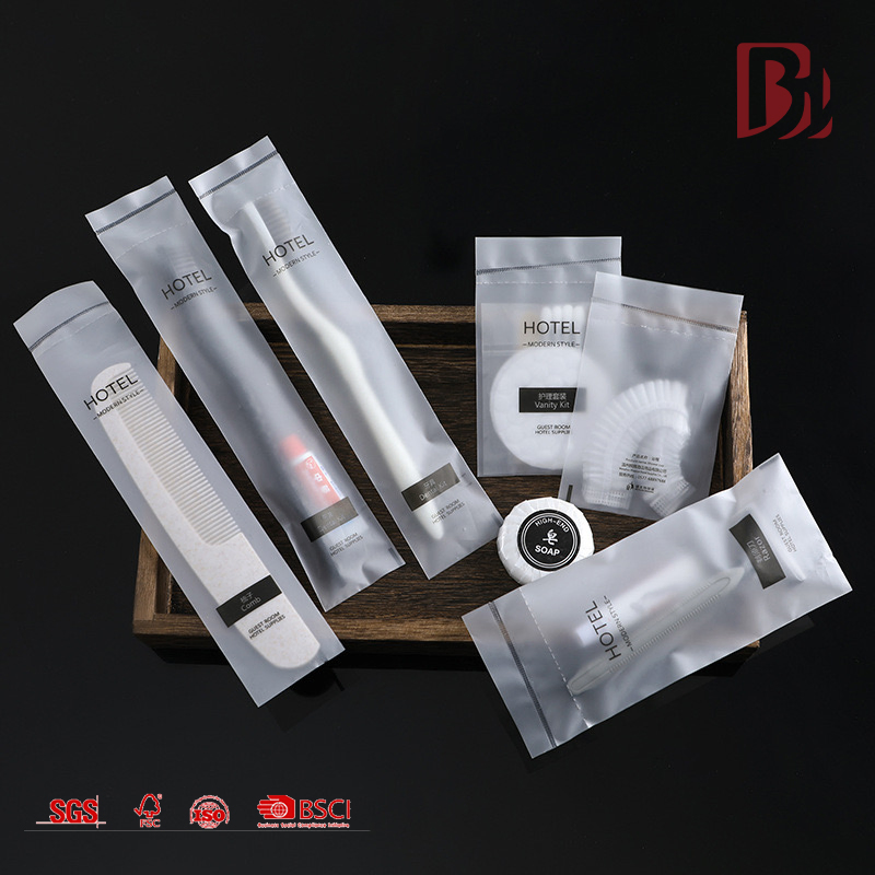 Eco-Friendly Paper Packaging Luxury Hotel Supplies Amenity Set with Custom Logo