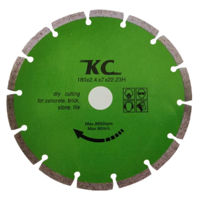 Sintered Segment Dry Wet Turbo Cutting Diamond Circular Saw Blade for Granite Marble Stone Concrete Brick