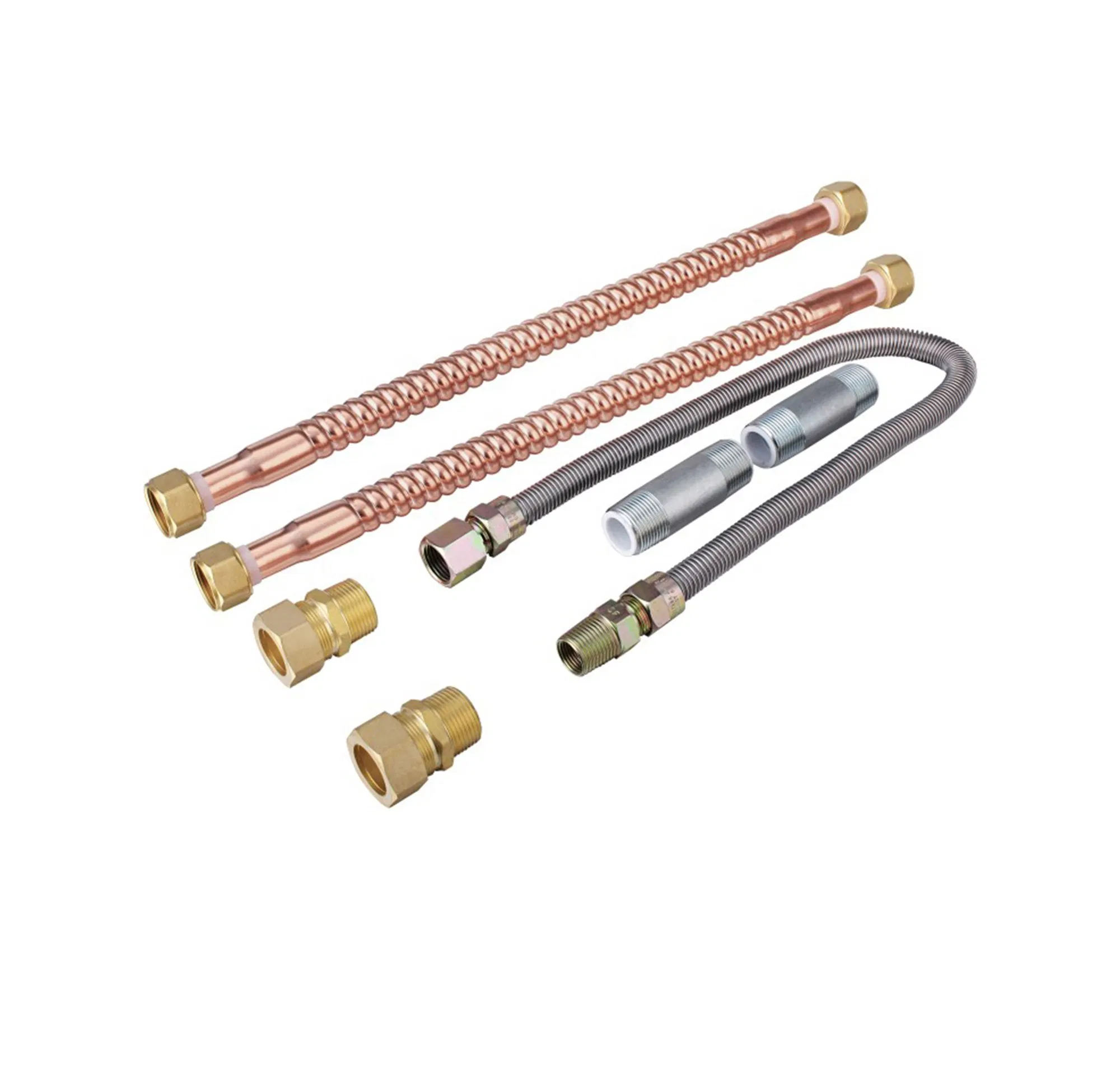 Premium Heavy Duty Copper Corrugated Connector for Water Heaters