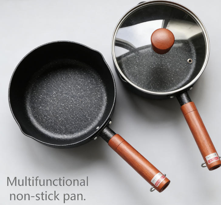 Non-Stick Granite Coating Saucepan with Lid (18cm)