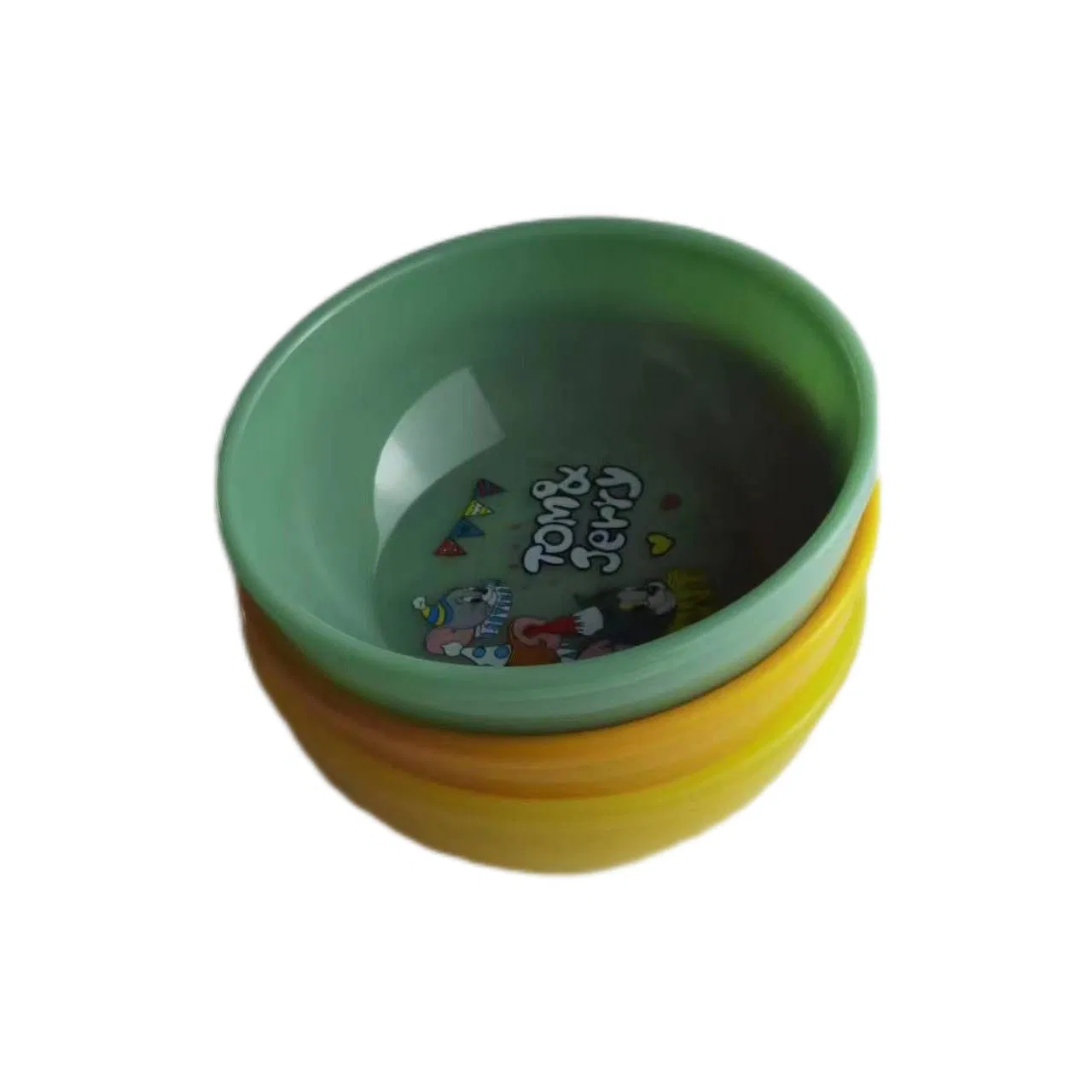 Plastic Fruit Bowl Reusable Food Bowl Children Tableware
