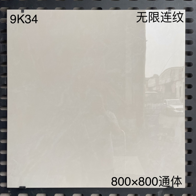 Modern Style 800X800 Marble Ceramic Floor Porcelain Glazed Glossy Surface Non-Slip Interiors Tile for Bedroom Living Room Hotel