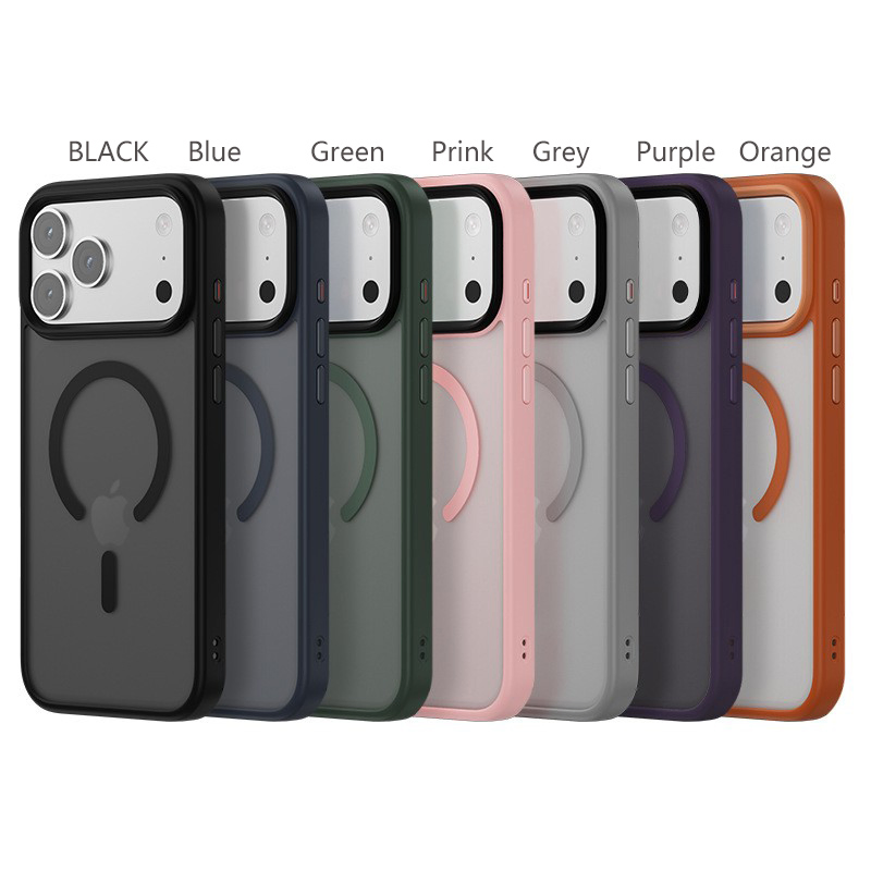 Magsafe Case for iPhone 17 - Slim Matte TPU Cover, Shockproof