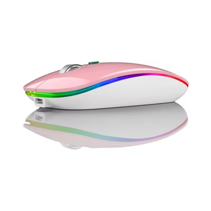 Promotional Rechargeable Slim Portable Design LED Wireless Silent Mouse