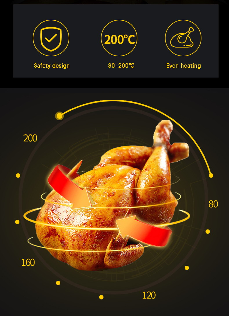 Wholesale Factory Price Hot Selling LED Digital Display 15L 1700W Air Fryer